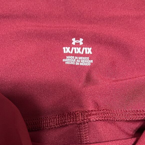 Under Armour Compression Ankle Leggings Women’s Plus Size 1X Burgundy NWT UA - Picture 11 of 11